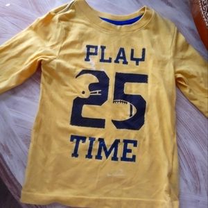 Cat and Jack 2 t long sleeve yellow T-shirt